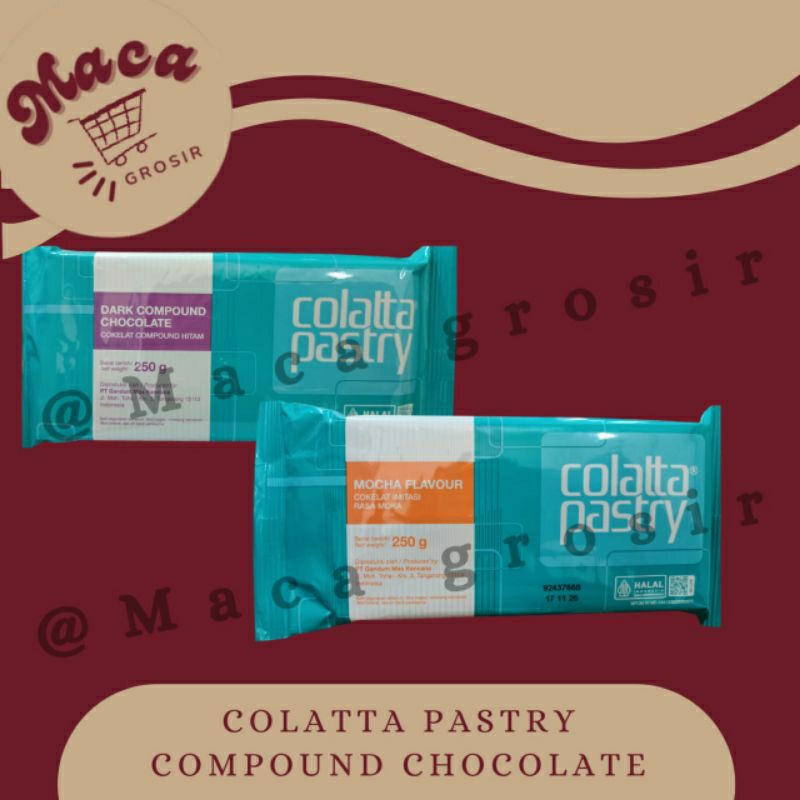 

Colatta pastry compound coklat 250gr/coklat batang