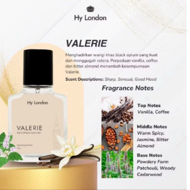 PARFUM HY LONDON VALERIE