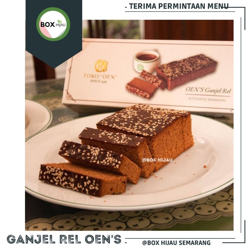 

Kue Roti Ganjel Rel Oen Makanan Khas Oleh-oleh Semarang Box Hijau