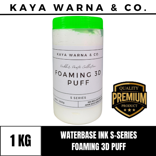 

Tinta Sablon Waterbase Ink FOAMING 3D PUFF S-Series KAYA WARNA & CO. (1kg)