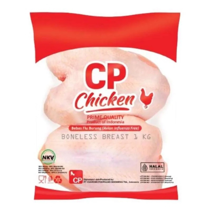 

FIESTA CP DADA AYAM TANPA TULANG DENGAN KULIT 1KG SKIN-ON BONELESS CHICKEN BREAST