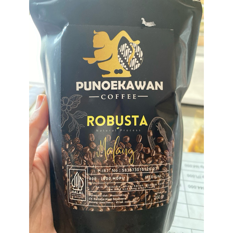 

kopi robusta punoekawan coffe malang 200gr