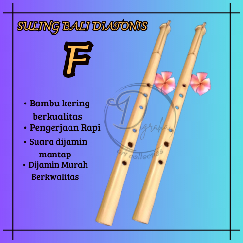 SULING BALI DIATONIS F SULING DIATONIS SULING BAMBU SULING TRADISIONAL BALINESE FLUTE