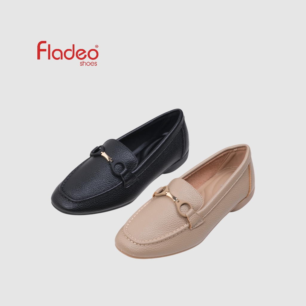 Fladeo A25/LSFM538-2BR/Sepatu Formal Moccasin Wanita [ Formal Shoes ]
