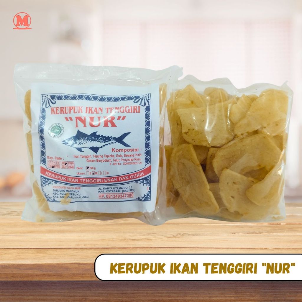 

Kerupuk Ikan Tenggiri Nur Khas Kotabaru