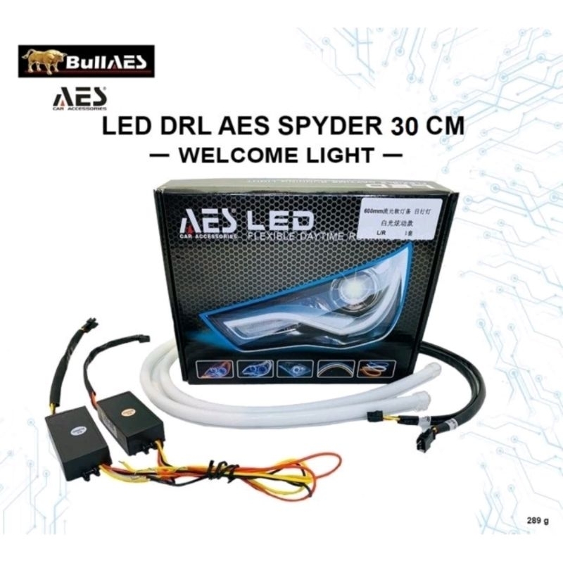 LED DRL AES Alis Spyder 30cm + Welcome Light 1sett