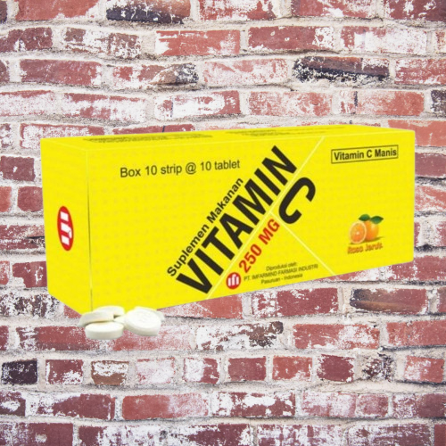 VITAMIN C 250MG IFI PER BOX ISI 10 STRIP