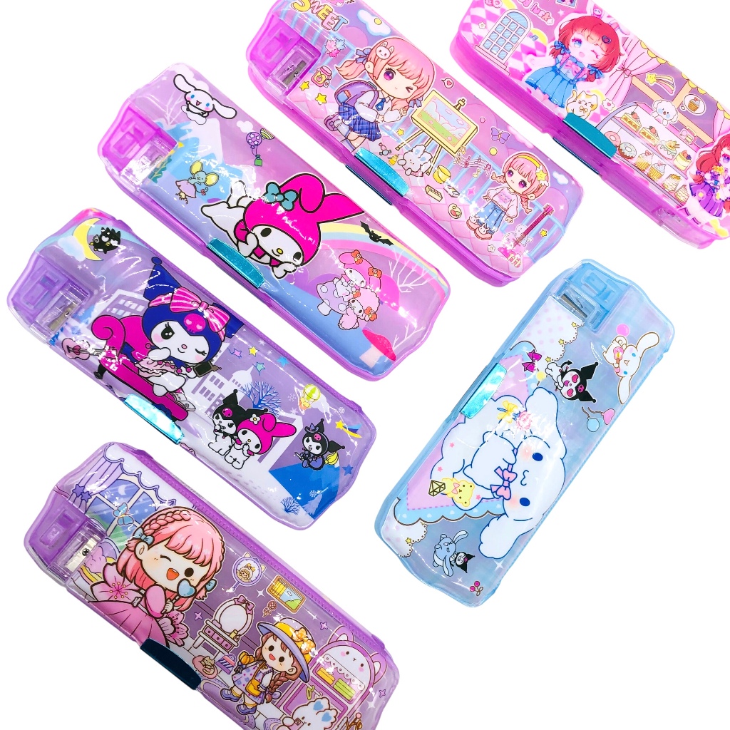 

TEMPAT PENSIL MAGNET FANCY B-519-3 + RAUTAN / KOTAK PENSIL SANRIO MURAH