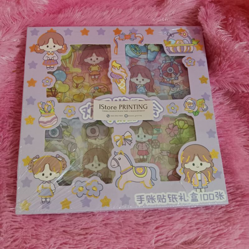 

Stiker MOMO isi -+100 pcs per kotak