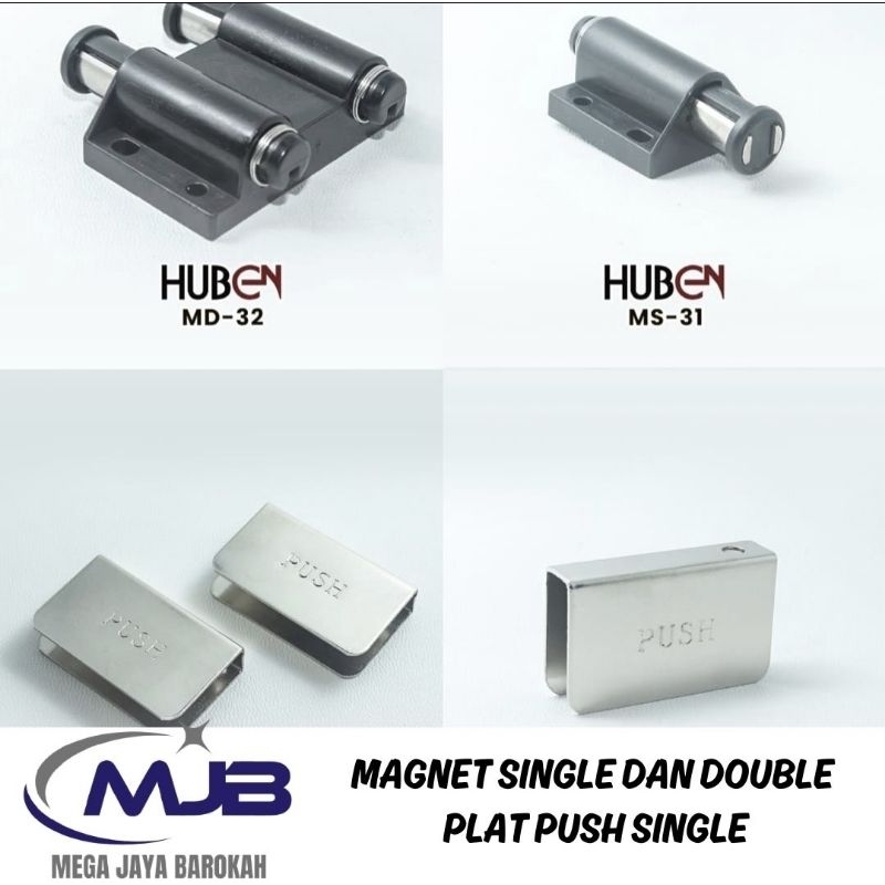 MAGNET PUSH OPEN HUBEN