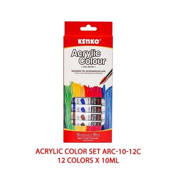 

Cat Acrylic Colour Kenko Set ARC-10-12 Colour