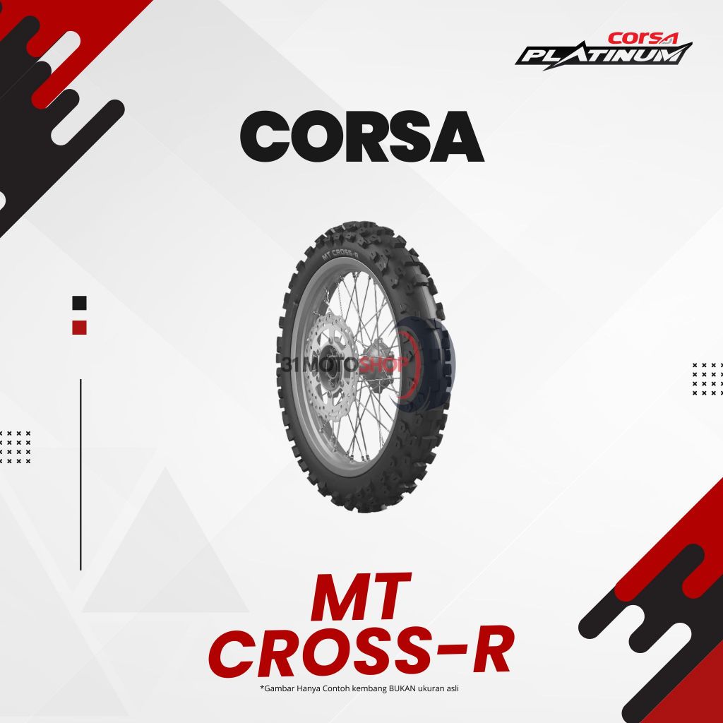 CUCI GUDANG Corsa Ban Motor Trail Non Tubeless MT Cross R 110/90 Ring 19