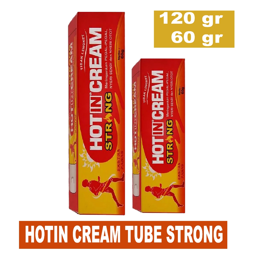 HOT IN CREAM STRONG (Merah) Tube / Untuk Nyeri Sendi & Pegal-pegal