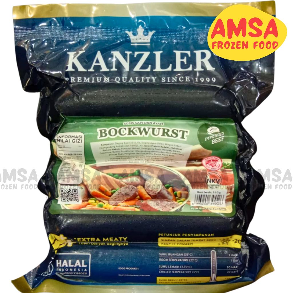 

Kanzler Sosis Bockwurst 360gr