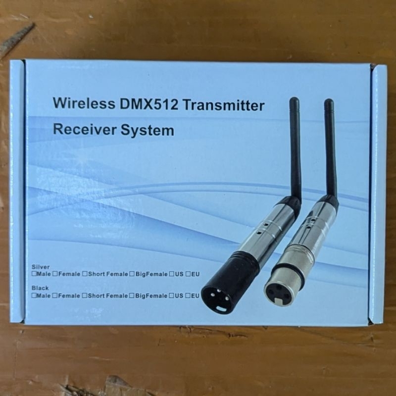 Wireless DMX512 Transmitter Receiver System