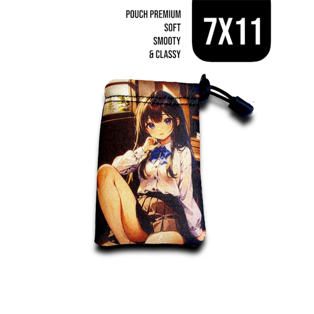 POUCH / SLEVEE SEXY ANIME GIRL SCHOOL 7X11CM