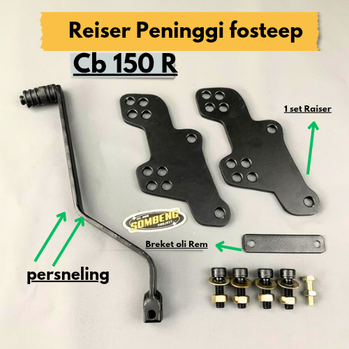 Raiser Peninggi Footstep Cb150r Old Cb150r New Cb150r Streetfire All New Cb150r Led Raiser