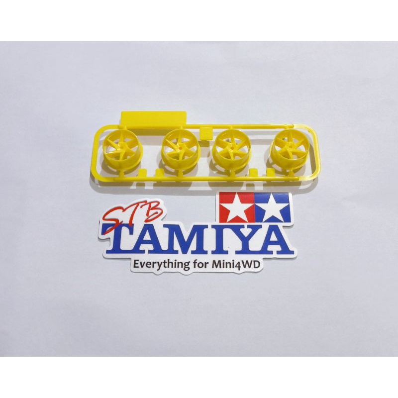 Velg Tamiya Spiral 6 spoke medium Kuning