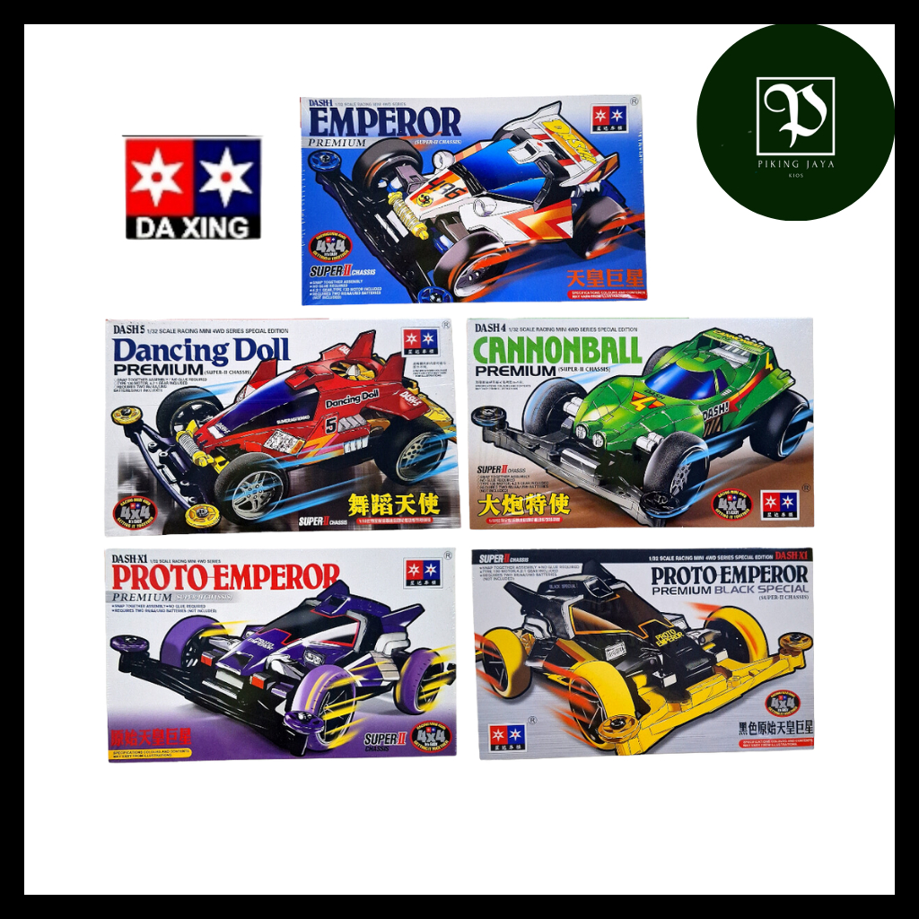 Tamiya Mini 4WD Daxing Seri Premium - Rep. Tamiya Merk Daxing