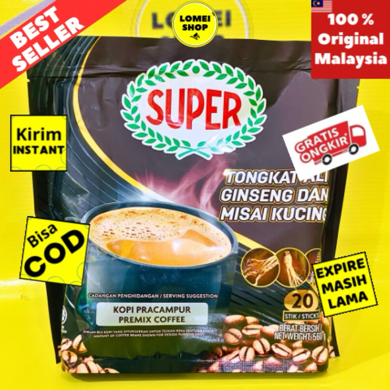 

KOPI SUPER POWER MALAYSIA 20 SASET / KOPI MALAYSIA / KOPI SUPER MALAYSIA