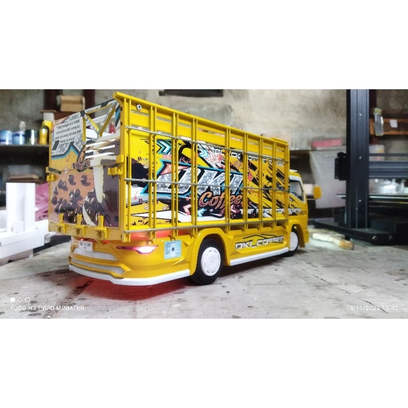 Miniatur Truk Oleng 3D Print Detail  Skala 15 (Bonus bemper belakang)(Non RC)