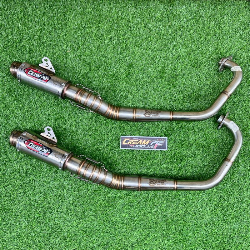 Knalpot racing FU Karbu CP3 200cc Creampie Original
