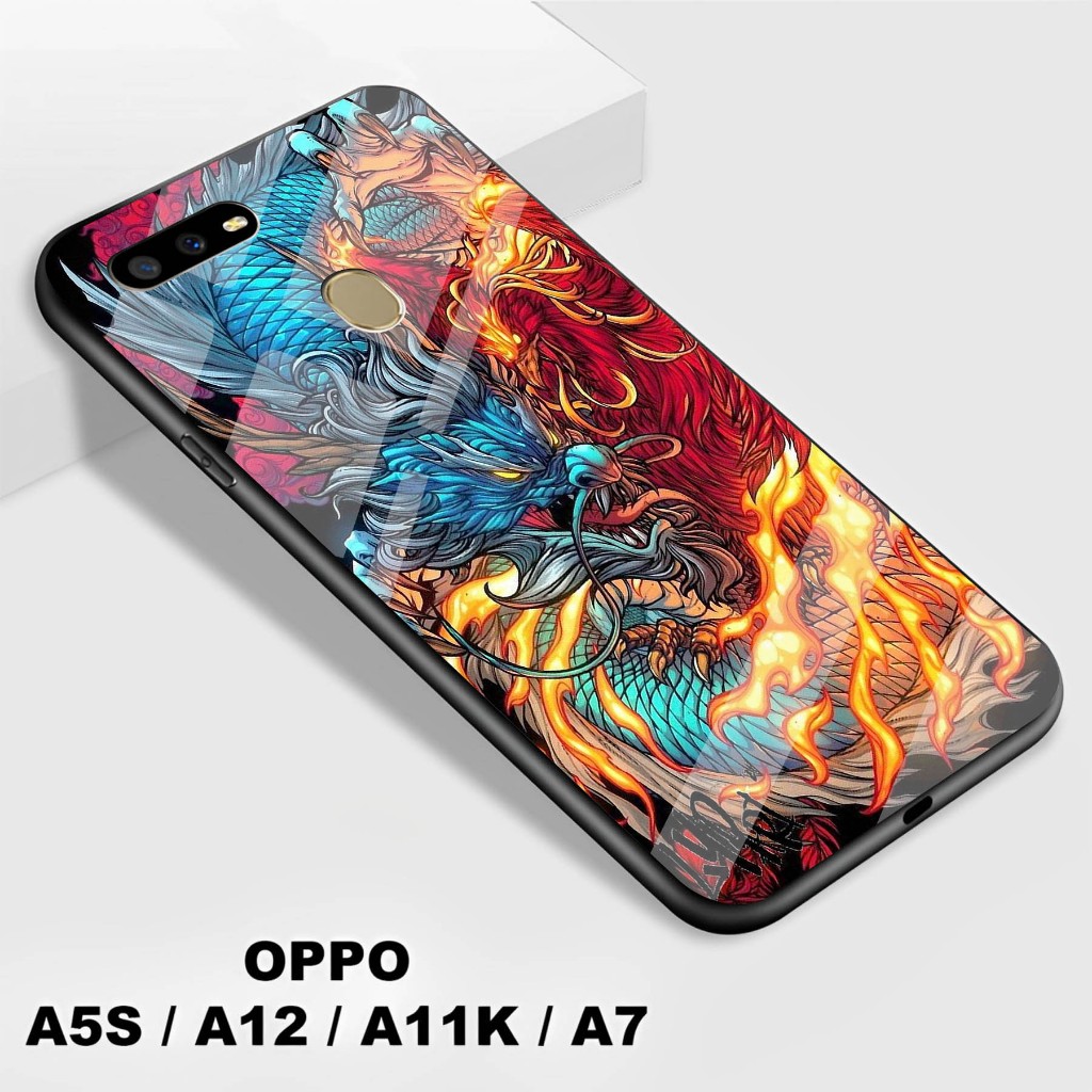 Softcase Kaca Kilau Oppo A5S / A12 / A7 / A11K - Softcase Kaca   Oppo A5S / A12 / A7 / A11K - Softca