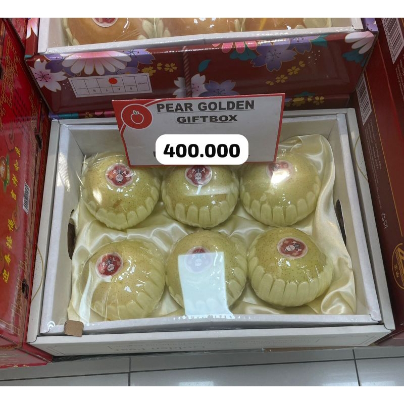 

hampers buah pear golden isi 6