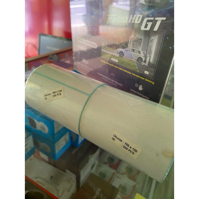 

kertas label barcode thermal 100x150 mm