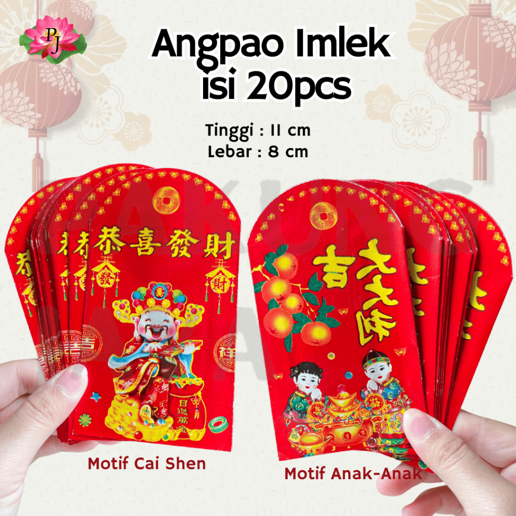 

[PREMIUM] Angpao Imlek 2025 isi 20 / Angpao Sincia 2025 / Angpao Imlek Cai Shen Ye / Angpao Imlek Anak-anak