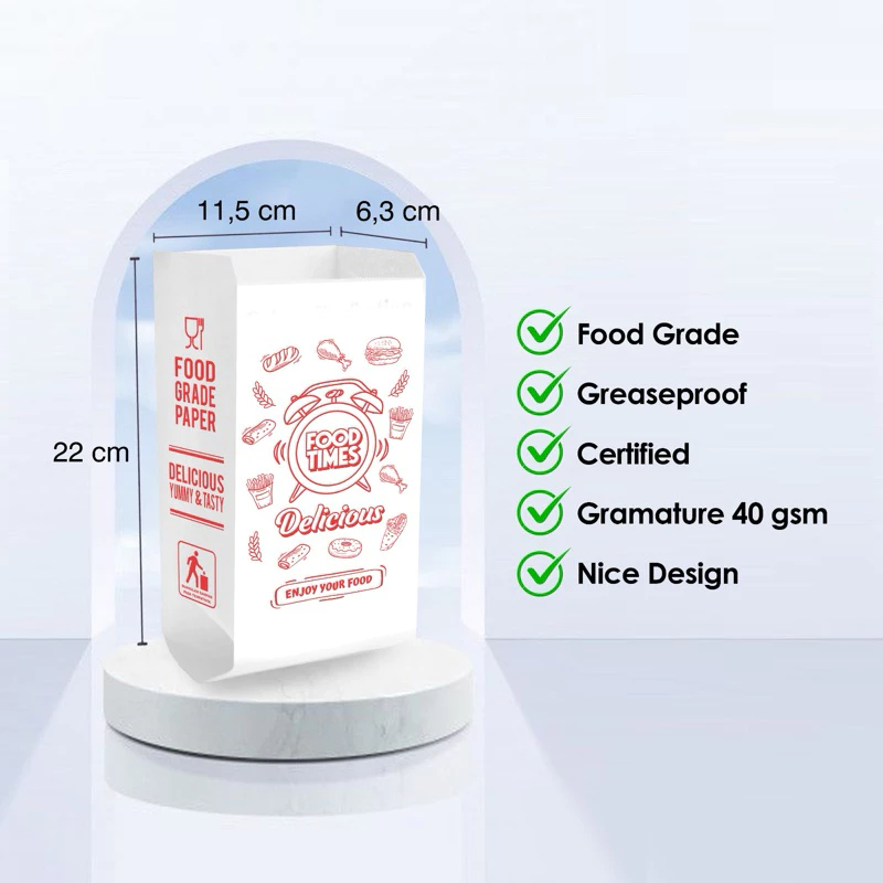 Kantong Kertas makanan / Paper Bag