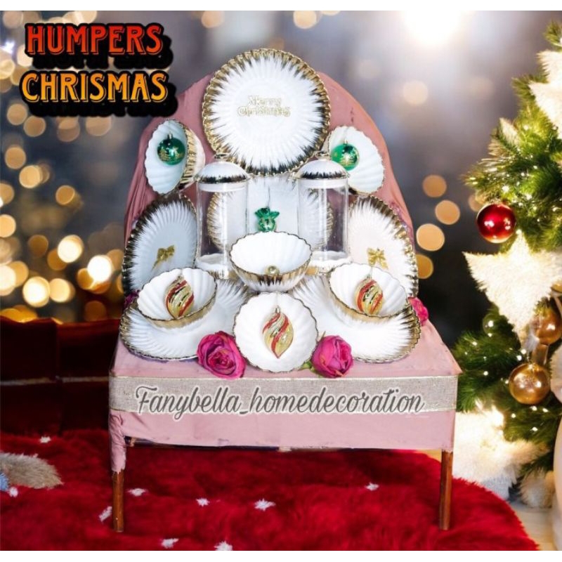 Hampers Natal Christmas Prasmanan Set Piring Tea Set Dekorasi