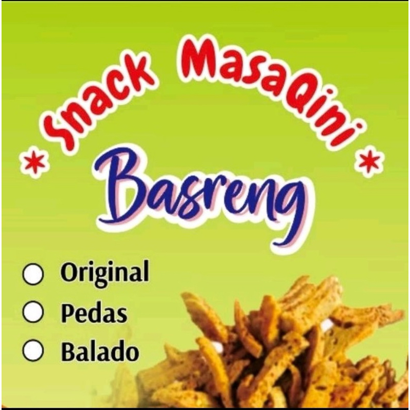 

Basreng Kemasan 250 gr (original, balado, pedas)