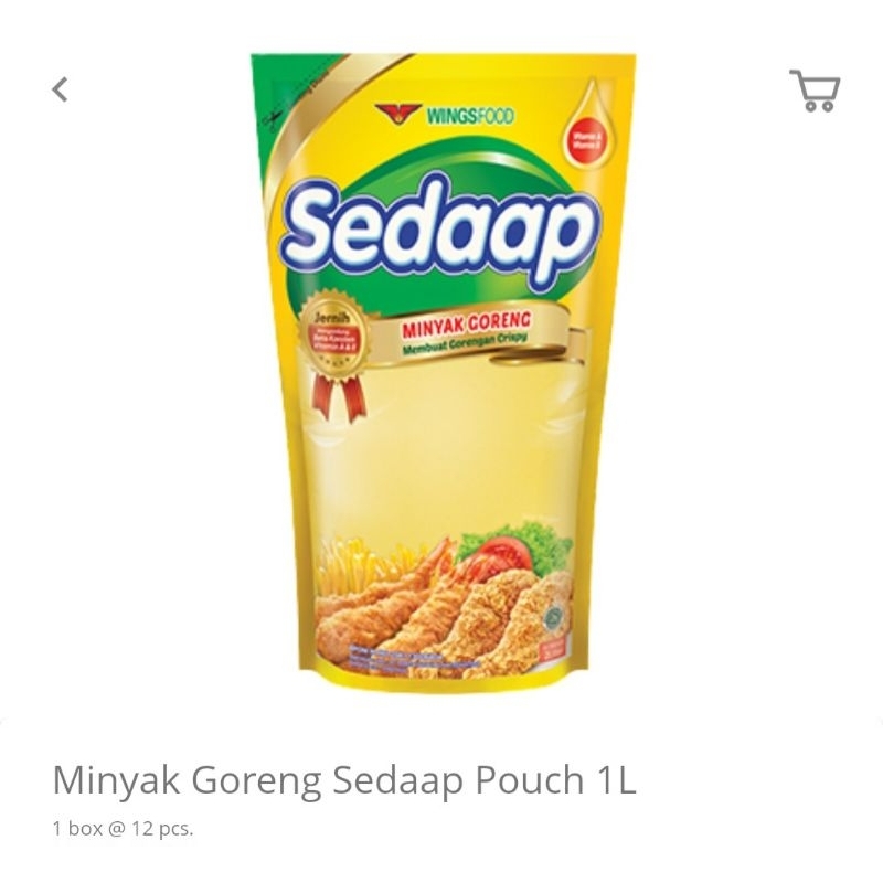 

Wings Food Sedaap Minyak Goreng 1L