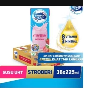 

Susu frisian flag 225 ml isi 36 sedus