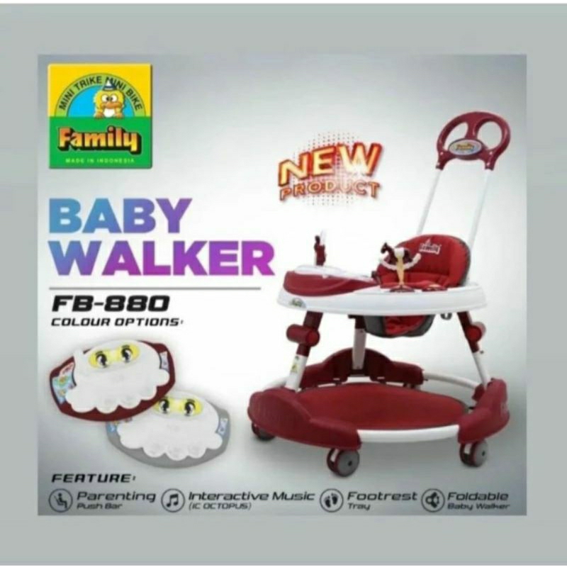 FAMILY BABY WALKER FB-880