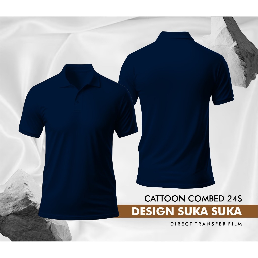 Kaos Polo Coklat Sukah Hitam kaos polo wangki