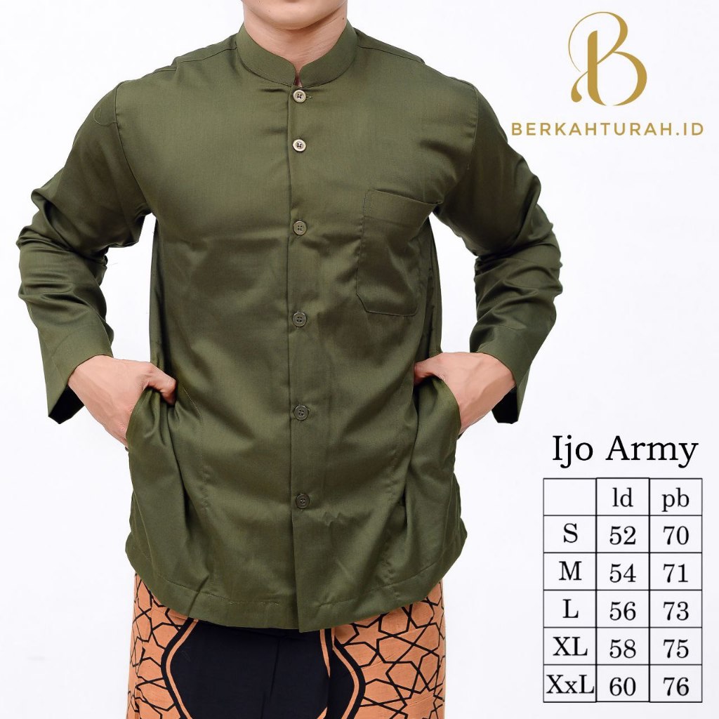 BAJU KOKO MUSLIM PRIA DEWASA SAKU SAMPING|KOKO AMMU|KOKO HAIBAH