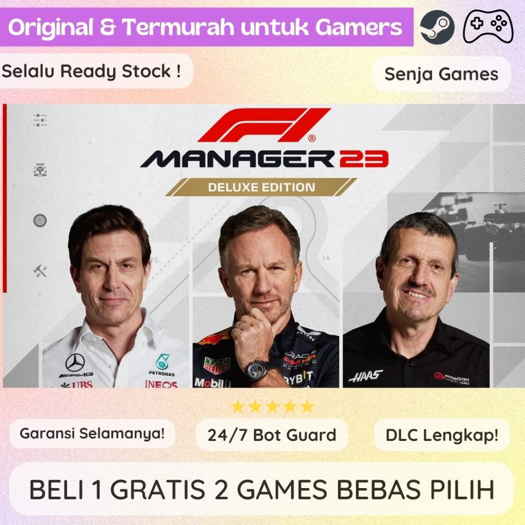 F1 MANAGER 23 + BONUS F1 2023 CHAMPIONSHIP EDITION + FORZA HORIZON 5 PC ORIGINAL GAME