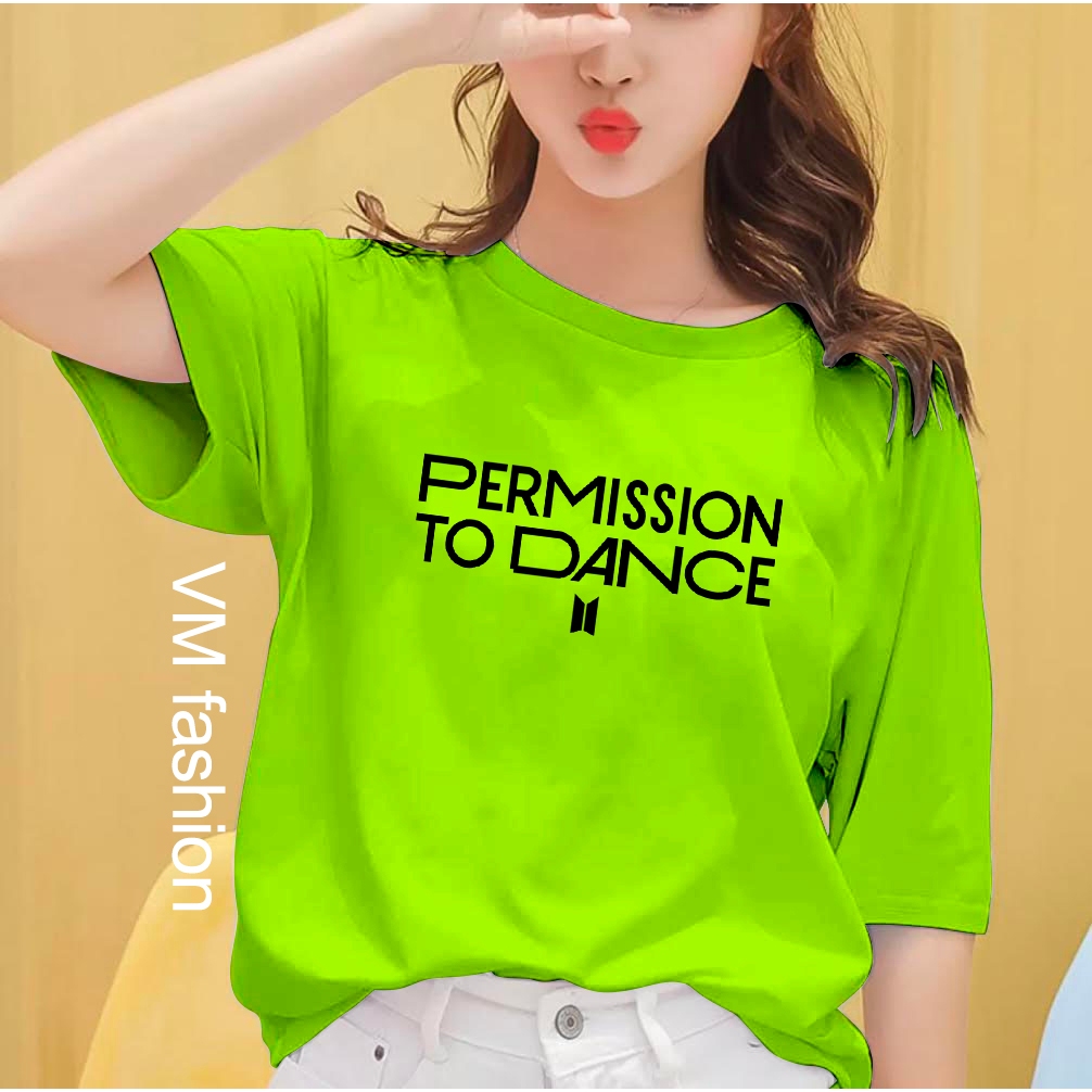 Kaos KPOP - PRMSSION 2 DANCE/ Kaos Distro Wanita S-XXL/ Kaos Korean Style