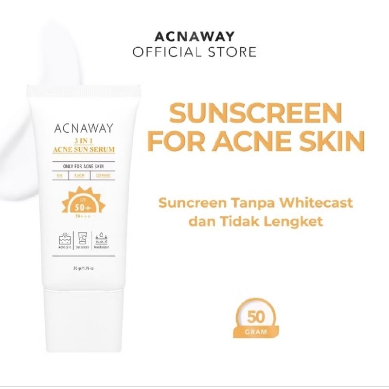 ACNAWAY 3 in 1 Acne Sun Serum Sunscreen Serum