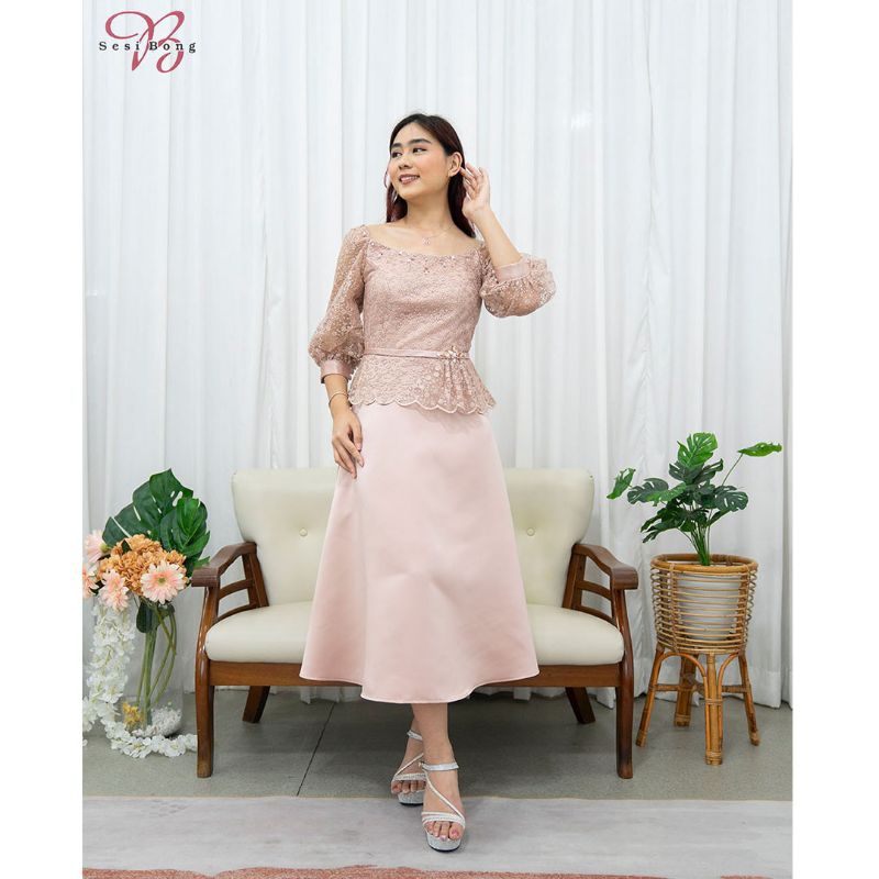 Gaun Pesta 4064 Rose Gold