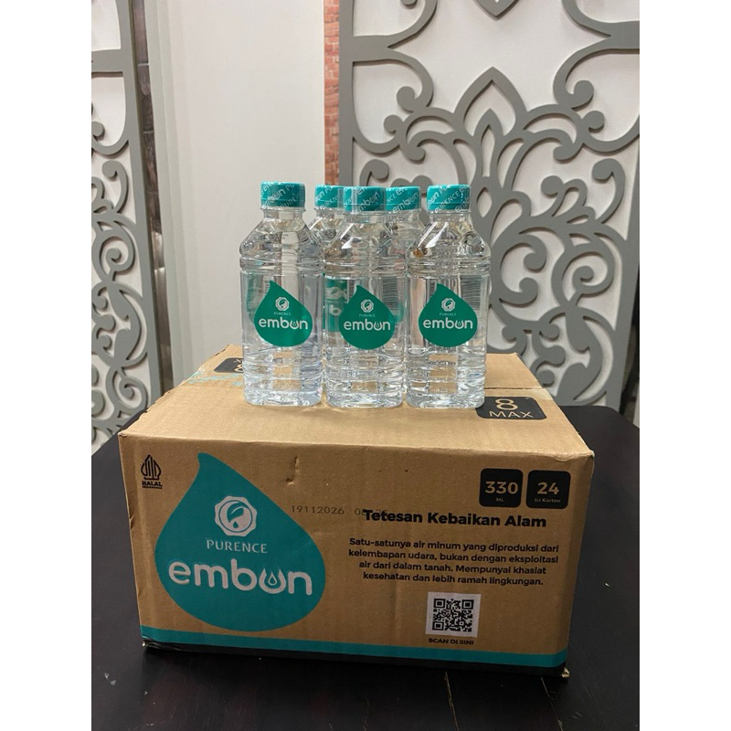 

Air Minum Embun 330ml 1 karton (24 pcs)