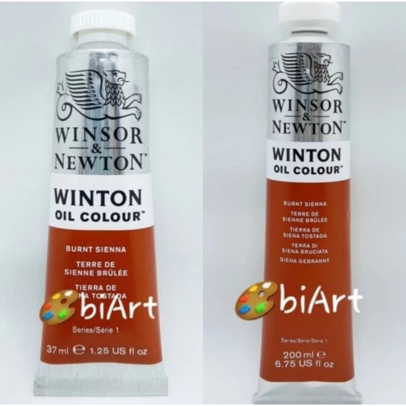 

Cat Minyak Winton Oil Colour 200ml / 37ml Burnt Sienna Winsor & Newton
