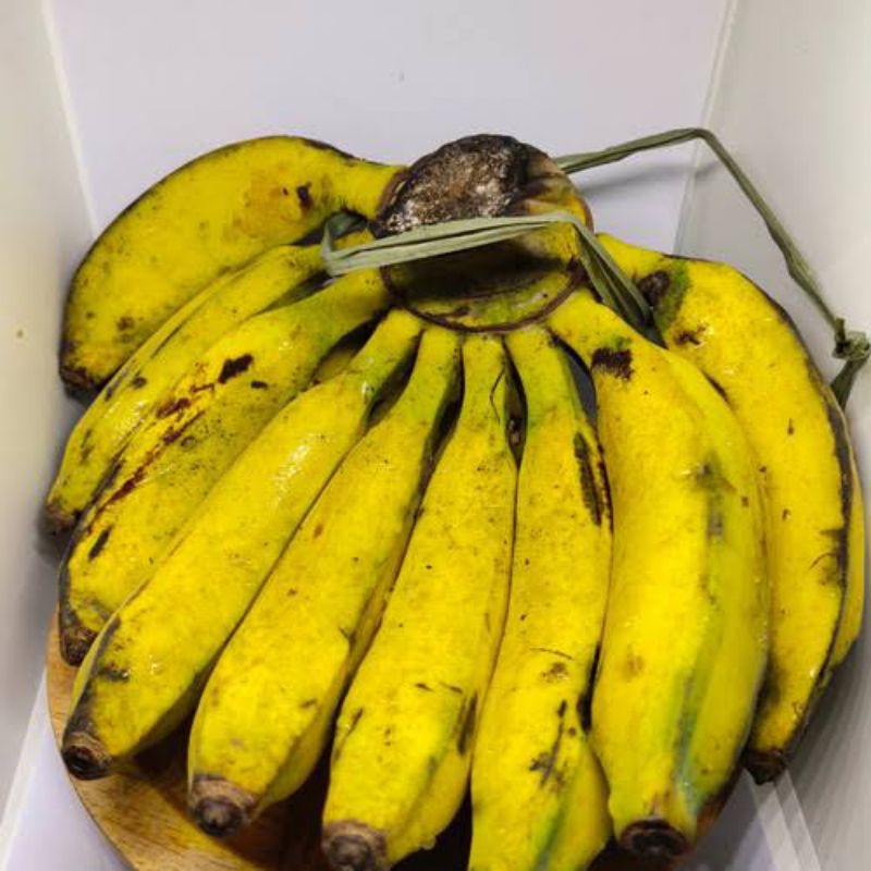 

pisang raja bulu matang siap makan - pisang sereh per sisir