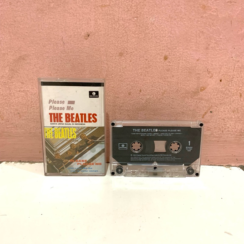 Kaset Pita Pop Rock The Beatles - Please Please Me