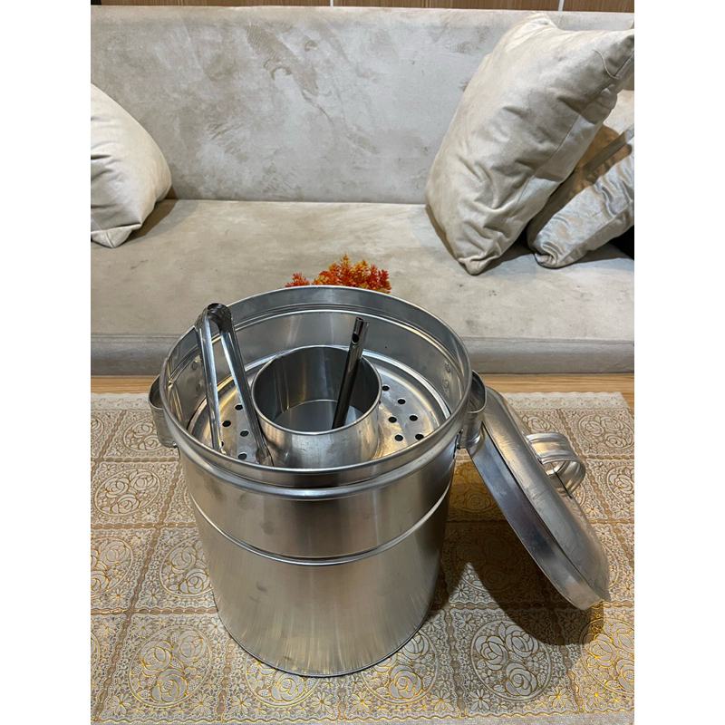 PROMO Dandang Bakso Aluminium 24Cm Bahan Tebal