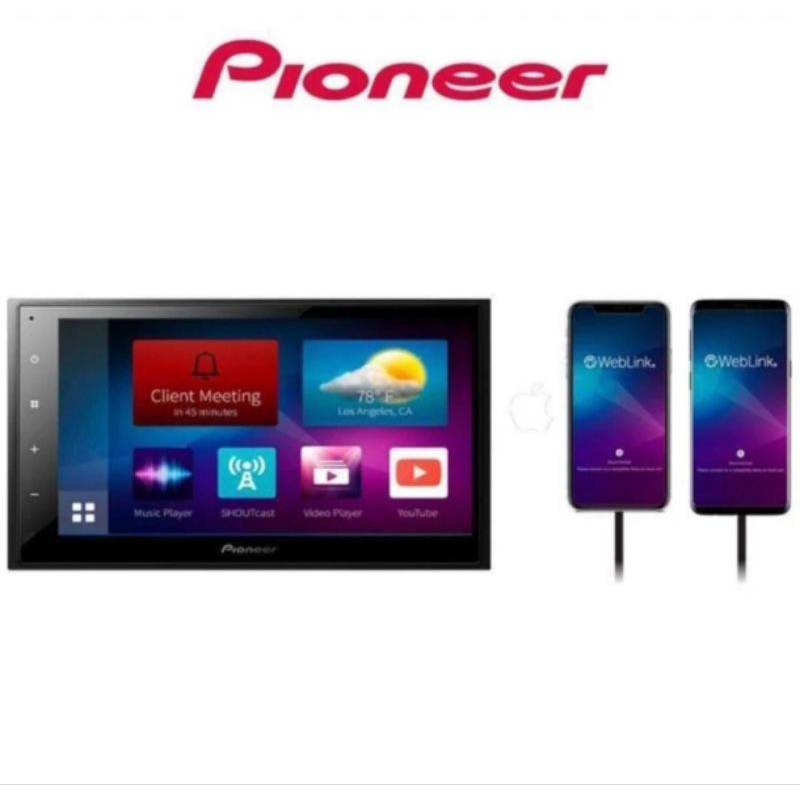 Pioneer DMH A345 BT Head Unit Doubeldin Pioneer - DMB A345 BT