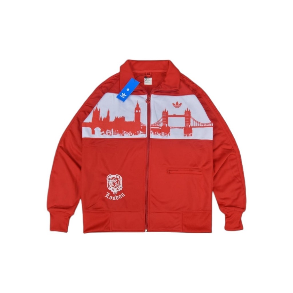 JAKET TRACKTOP ADIDAS FIREBIRD VINTAGE LONDON RED