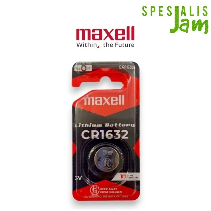 Maxell Lithium Battery CR1632 Original Baterai 1632 Singel Pack